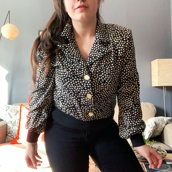 Valentino Tops - Vintage Valentino Silk Button Blouse. ~Stunning!~